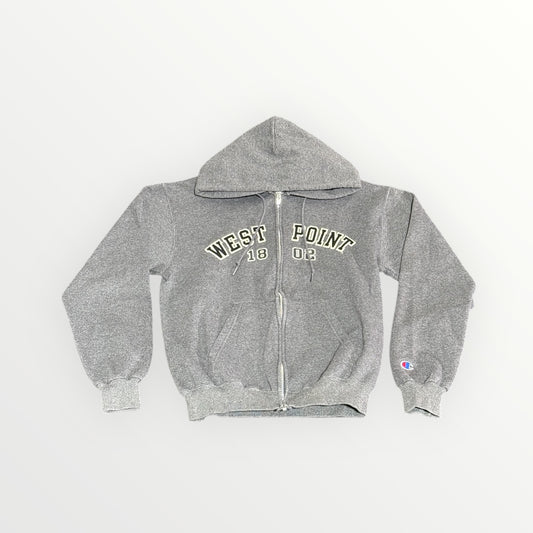 Vintage Champion West Point Zip Up Hoodie