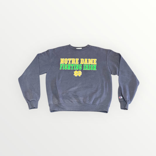 Vintage Champion Notre Dame Crewneck