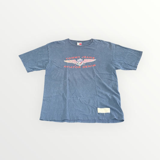 Vintage Tommy Jean Aviator Denim Tee